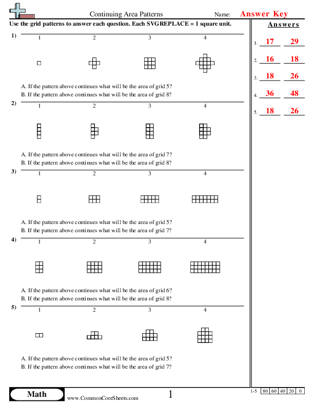  - continuing-area-patterns worksheet