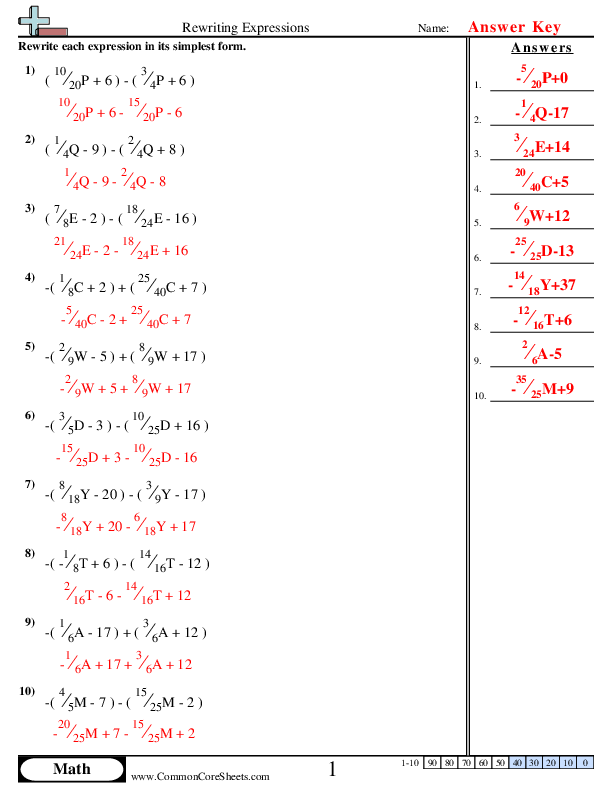  - rewriting-expressions worksheet