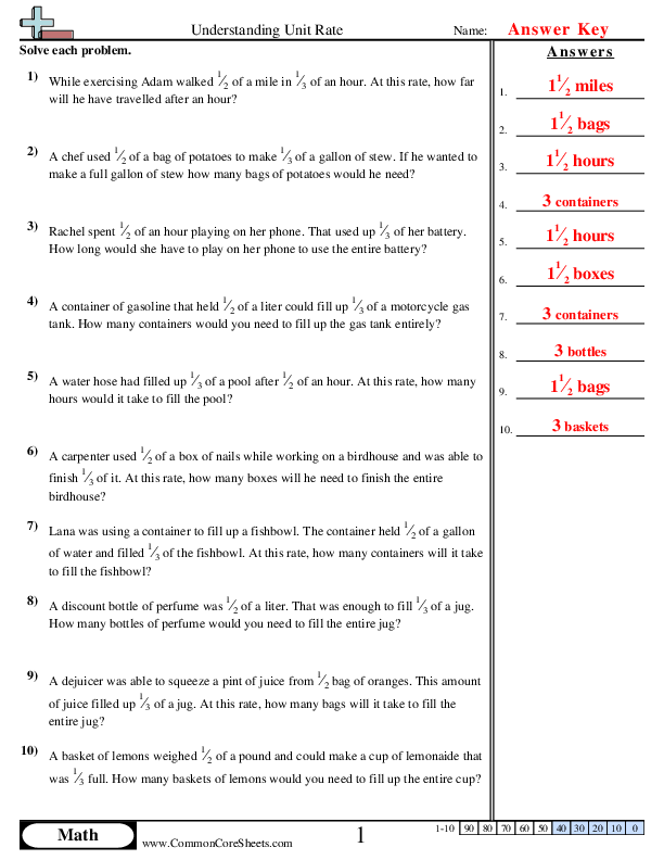  - understanding-unit-rate worksheet